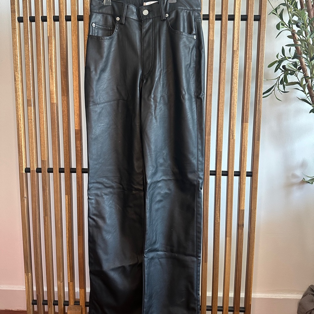 Women’s vegan leather pants
